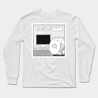 Bored goldfish Long Sleeve T-Shirt